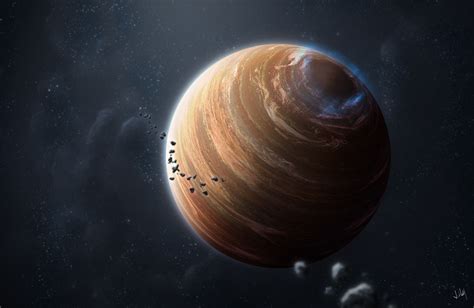 Tranquil Gas Giant Yuval Halevy On Artstation At