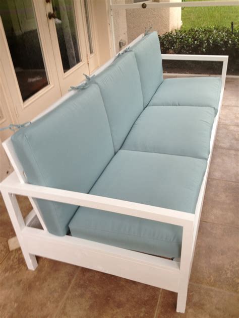 Ana White Simple White Patio Sofa Diy Projects
