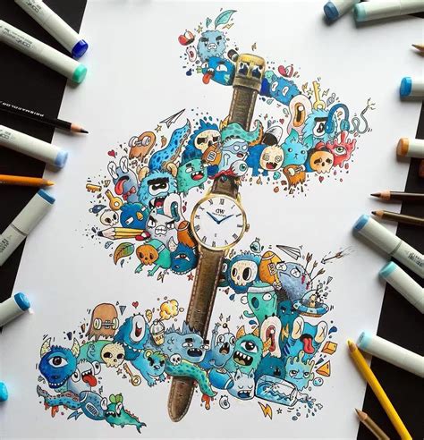 Hipster doodles cool doodles funny doodles kawaii doodles collage drawing doodle art drawing pencil art drawings cute drawings doodle monster. Pin by Cincin 辛亚宁 on a003-cincin 植物图腾插画 | Doodle art ...