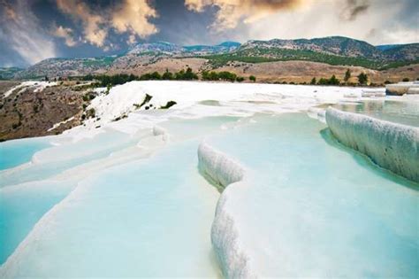 Pamukkale Is Turkeys Leading Mineral Bath Spa Because Of Its Natural