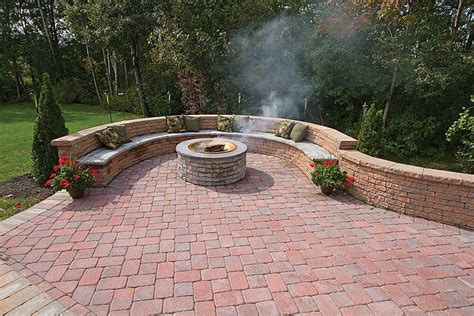 • one (1) copper fire pit bowl. EP Henry - Coventry Wall 3" Harvest Blend, Old Towne ...