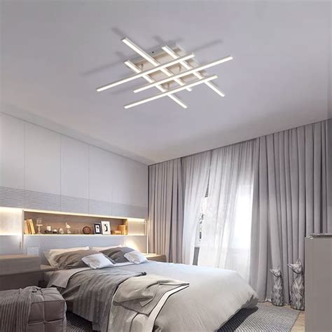 Modern geometric shallow ceiling light. "Crossed Lines" Modern Ceiling Light | Modern.Place