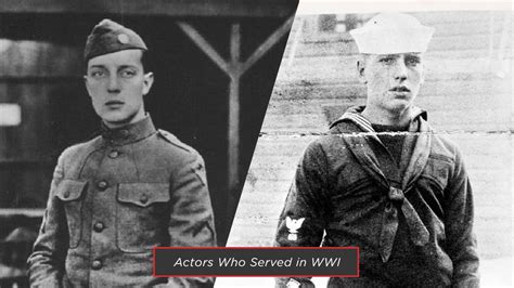 Veterans Of Hollywood Classic Film Actors Who Served In World War I