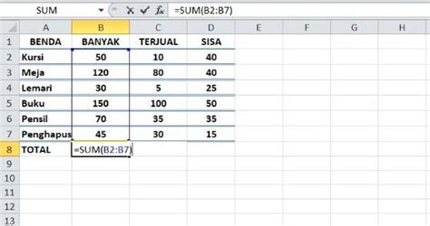 Jenis Rumus Excel Dan Fungsinya Modul Mengenal Berbagai Rumus Excel