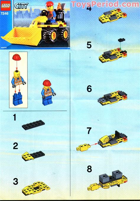 Lego 7246 Mini Digger Set Parts Inventory And Instructions Lego