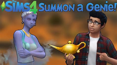 The Sims 4 Summon A Genie Mod Showcase Youtube
