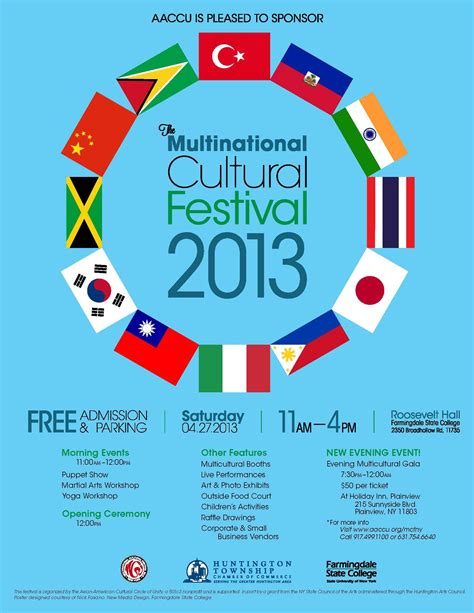 2013 Multinational Cultural Festival Of Ny General Flyer Event