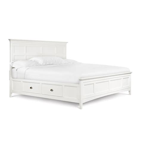 Kentwood Complete Queen Panel Bed With Storage Rails