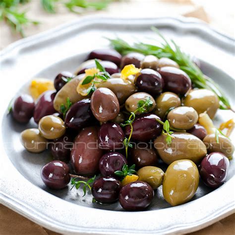 Marinated Olives With Garlic Thyme And Rosemary Recipe