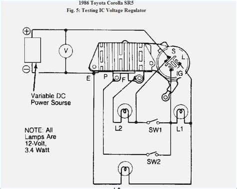 Alternator wiring diagram toyota corolla