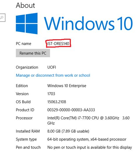Find Your Computer Name Windows 10 Keep Working In Ahs University