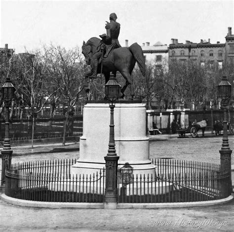 George Washington Statue At Union Square Nyc In 1863