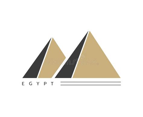 Creative Design Of Egyptian Pyramid Stock Vector Illustration Of