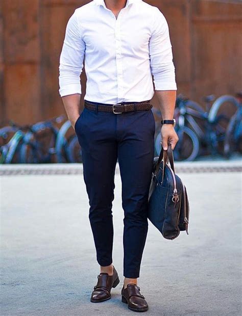Office Style White Shirt Outfits White Shirt Men Outfit Jeans White