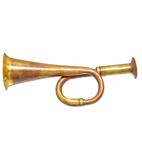 Indian Vintage Collectible Horn Copper And Brass Made Musical Instrument Bugle Old Indian