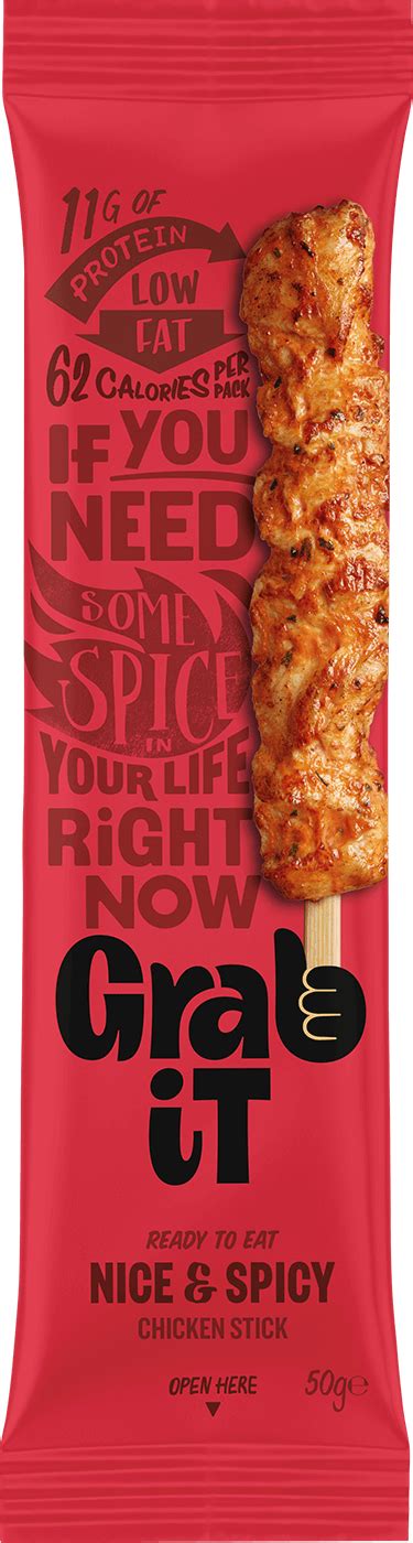 Grab It Nice And Spicy Chicken On A Stick