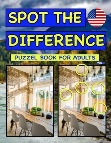 Spot The Difference Puzzles Book For Adults Vol1 Spot The Difference