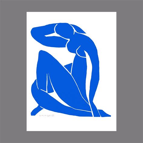Henri Matisse Blue Nude Ii Signed Lithograph Edition Of Ebay