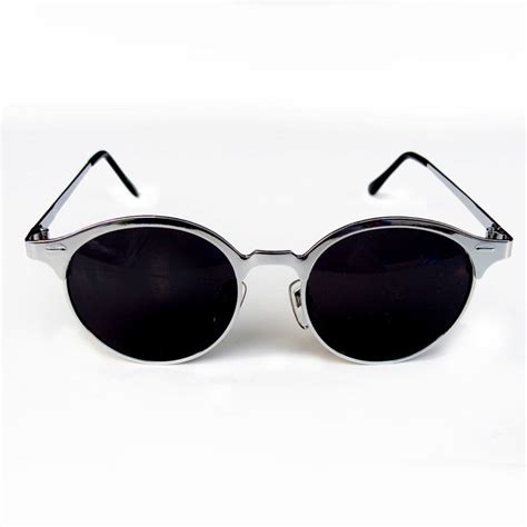 Round Silver Metal Sunglasses Wayfarer Hi Tek Ht 8642 Hi Tek Webstore
