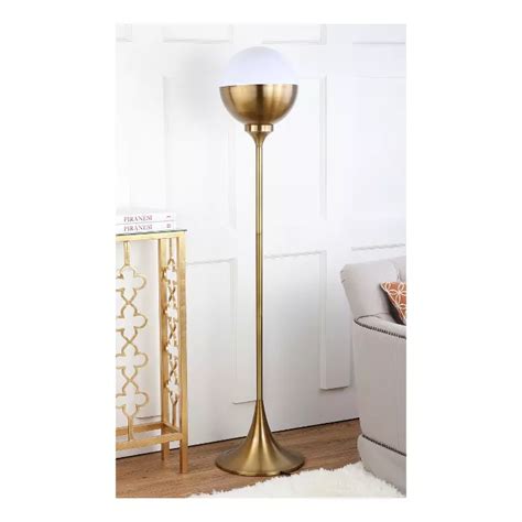 Dunelm floor lamp brass lamp rose gold lamp full standing lamp brass lamp. Renato 63.5"H Floor Lamp Brass Gold (Includes Energy ...