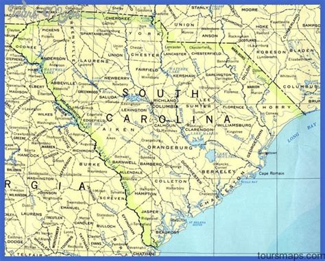 Map Of South Carolina