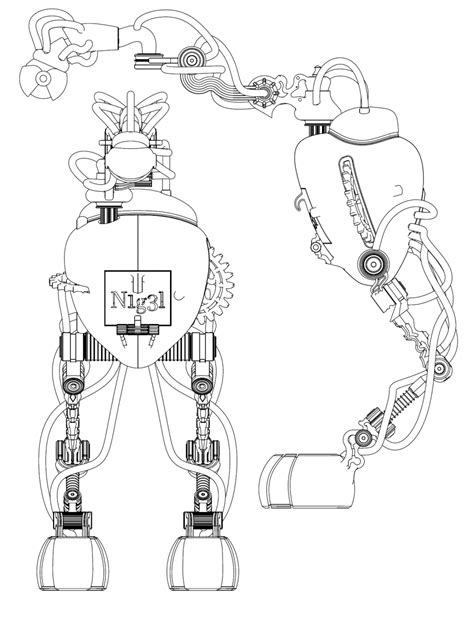 Robot Steampunk Nigel Modelo 3d Gratis Mb Dwg Free3d