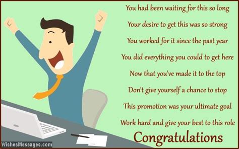 Congratulations For Job Promotion Poems For Promotion At Work