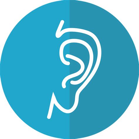 Ear Icon Hearing Free Vector Graphic On Pixabay