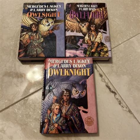 Mercedes Lackey And Larry Dixon Owl Mage Trilogy Owlflight Owlsight