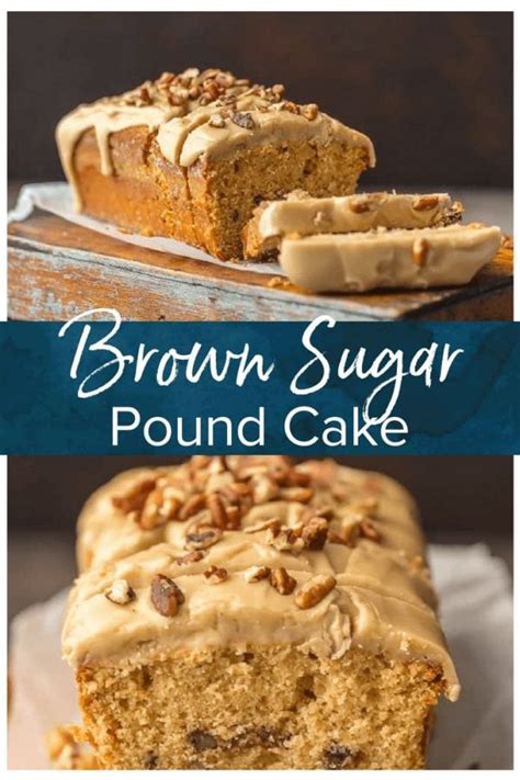 The outer crust is golden brown and the inner cake is both fluffy. Brown Sugar Pound Cake with Brown Sugar Icing - The Cookie Rookie