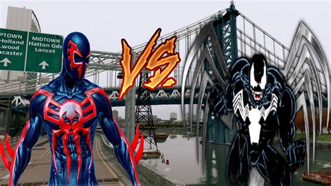 Spiderman 2099 Vs Venom Epic Battle Gta Iv Youtube