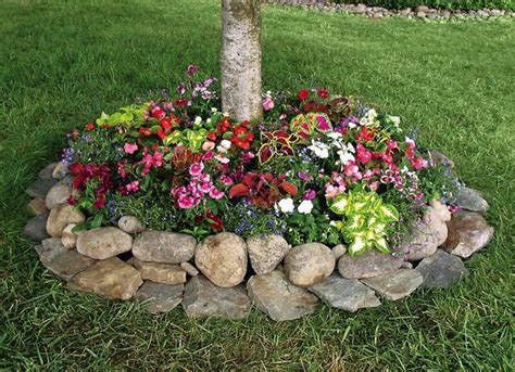 12 Amazing Ideas For Flower Beds Around Trees