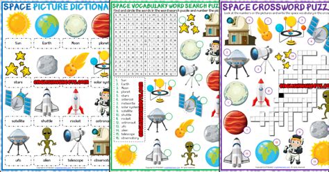 Space Esl Vocabulary Worksheets In 2021 Vocabulary Games For Kids