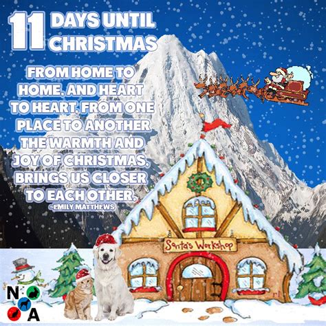 11 Days Until Christmas Fun Holiday