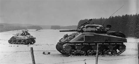 Sherman Tanks Tiger Tanks And The Battle Of The Bulge Warfare History