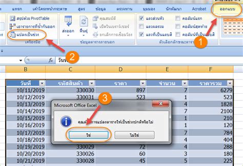วิธีการสร้างตารางใน Microsoft Excel (2007) - แหล่งเรียนรู้เทคโนโลยีใหม่ ๆ