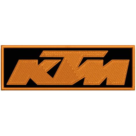 Ktm Logo Embroidered Patch