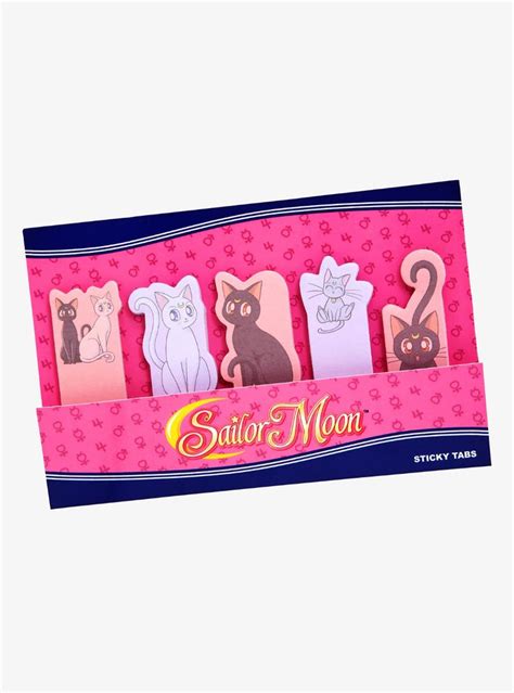 Sailor Moon Cat Sticky Note Tabs Boxlunch Exclusive Boxlunch