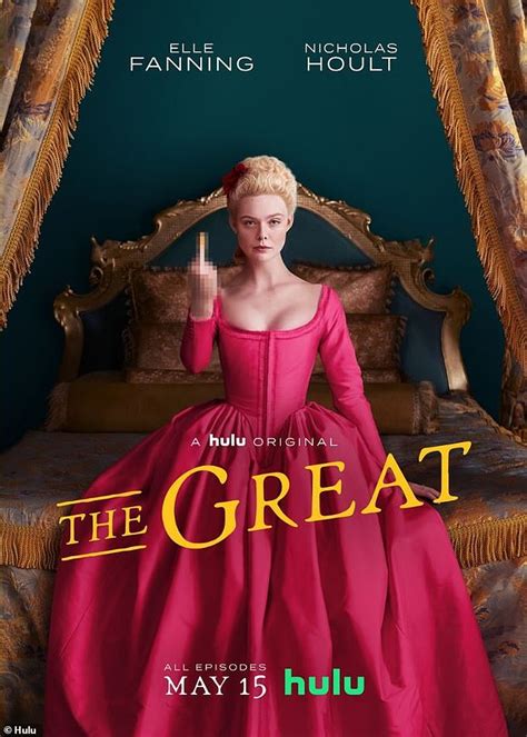 Elle Fanning Gives The Finger On The Poster For Hulus Fictionalized