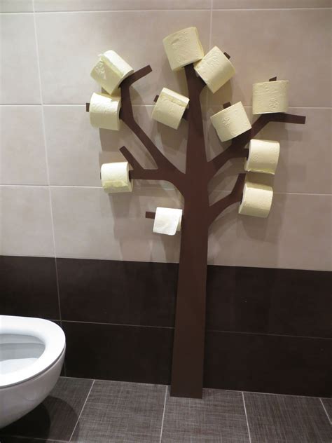 Tree Toilet Paper Holder Tiny Bathrooms Woodworking Projects Diy Home