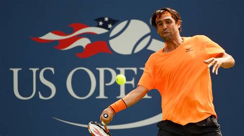 Download Caption Marcos Baghdatis At The Us Open Tournament Wallpaper