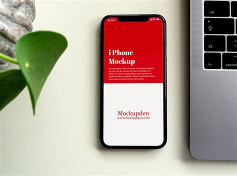 Free Iphone Mockup Psd Template By Mockup Den On Dribbble