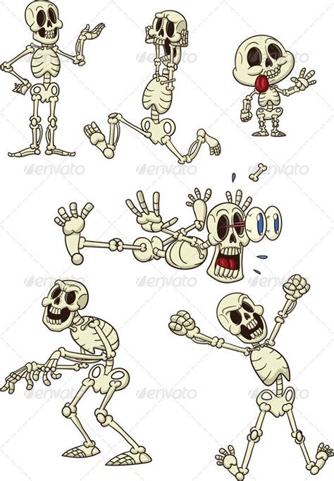 Cartoon Skeletons Skeleton Drawings Cartoon Drawings Retro Cartoons