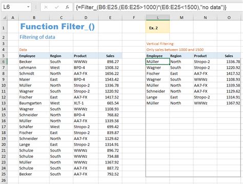 Excel Function Filter For Excel 2007 To 2019