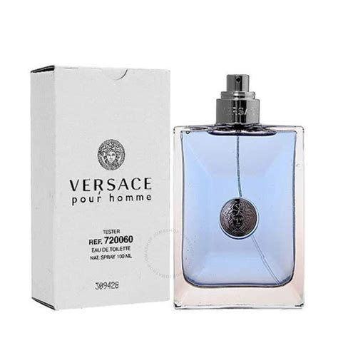 Versace Mens Versace Pour Homme Edt Spray 34 Oz Tester 100 Ml