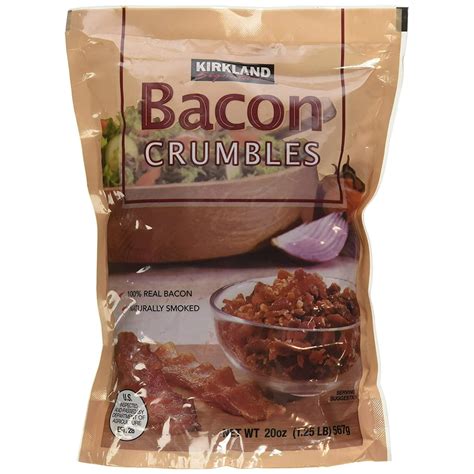 4 Packs Crumbled Bacon Bits 20 Oz 125 Lb 567 G 100 Real Bacon