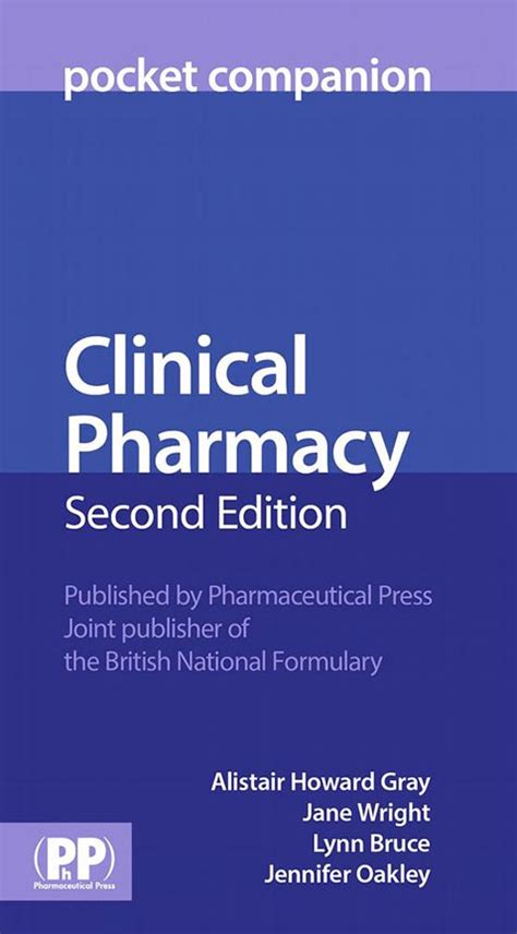 Clinical Pharmacy Pocket Companion Second Edition Pharmaceutical Press