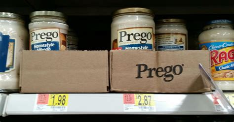Prego alfredo sauce with roasted garlic & parmesan cheese work great in my bacon lasagna alfredo! Walmart - Prego Alfredo Sauce just $1.48 Each! - FamilySavings