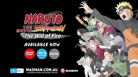 Naruto Shippuden The Movie The Will Of Fire Available Dec 5 Youtube