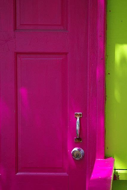 Jamaican Doorway Pink Door Bright Pink Beautiful Doors